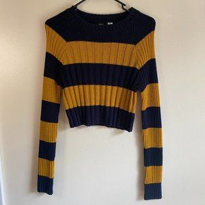 BDG Cropped Striped Sweater